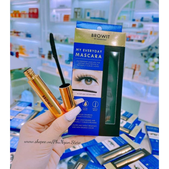 Mascara Browit by Nongchat My Everyday Thái Lan không lem, không trôi, không vón cục