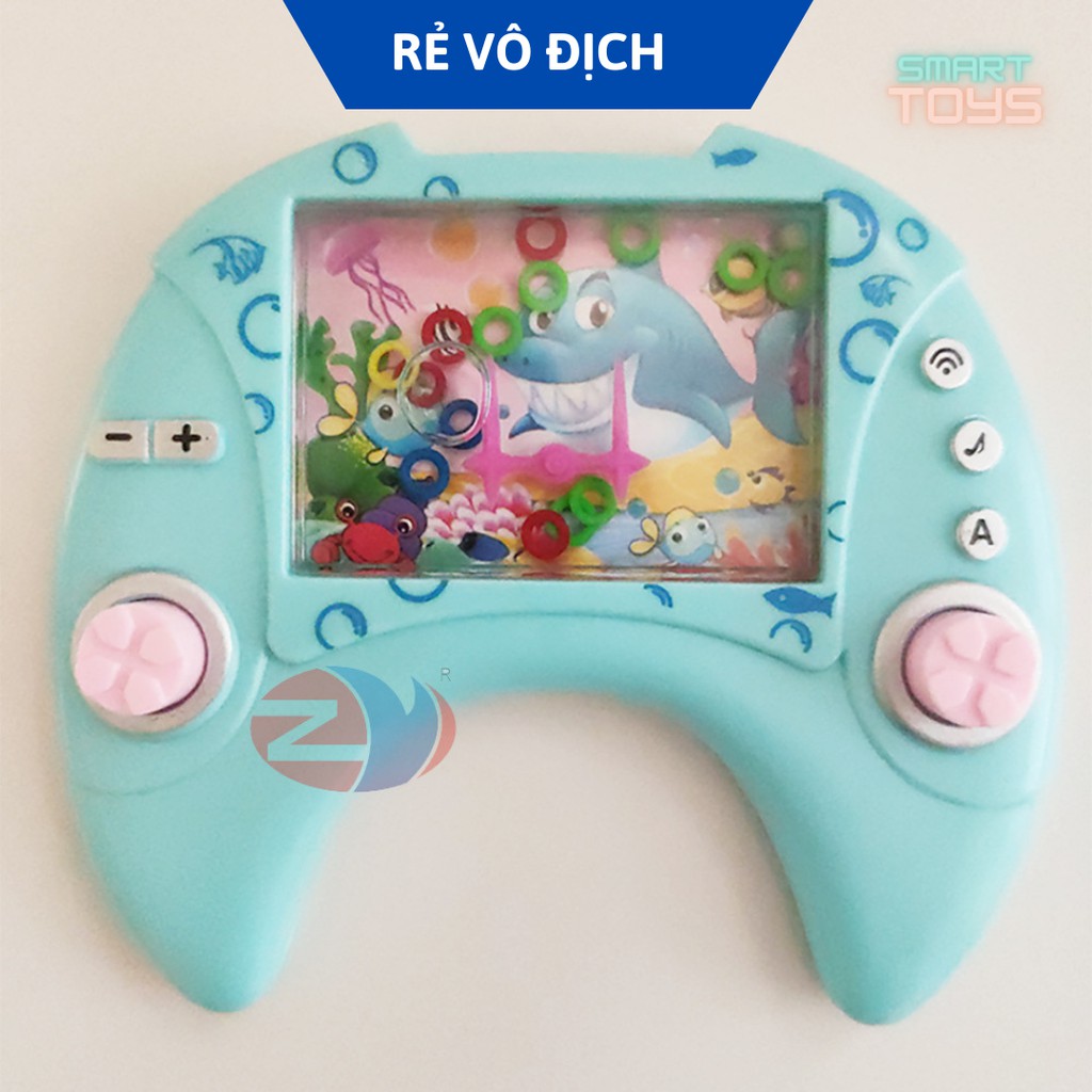 Máy chơi game bắn vòng nước cho bé, đồ chơi tuổi thơ siêu cute, chọn màu random