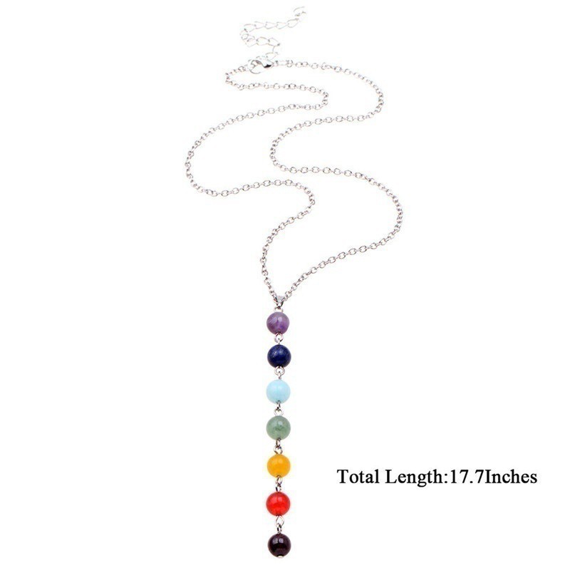Vòng cổ mặt dây chuyền mã não nhiều màu cho nữ