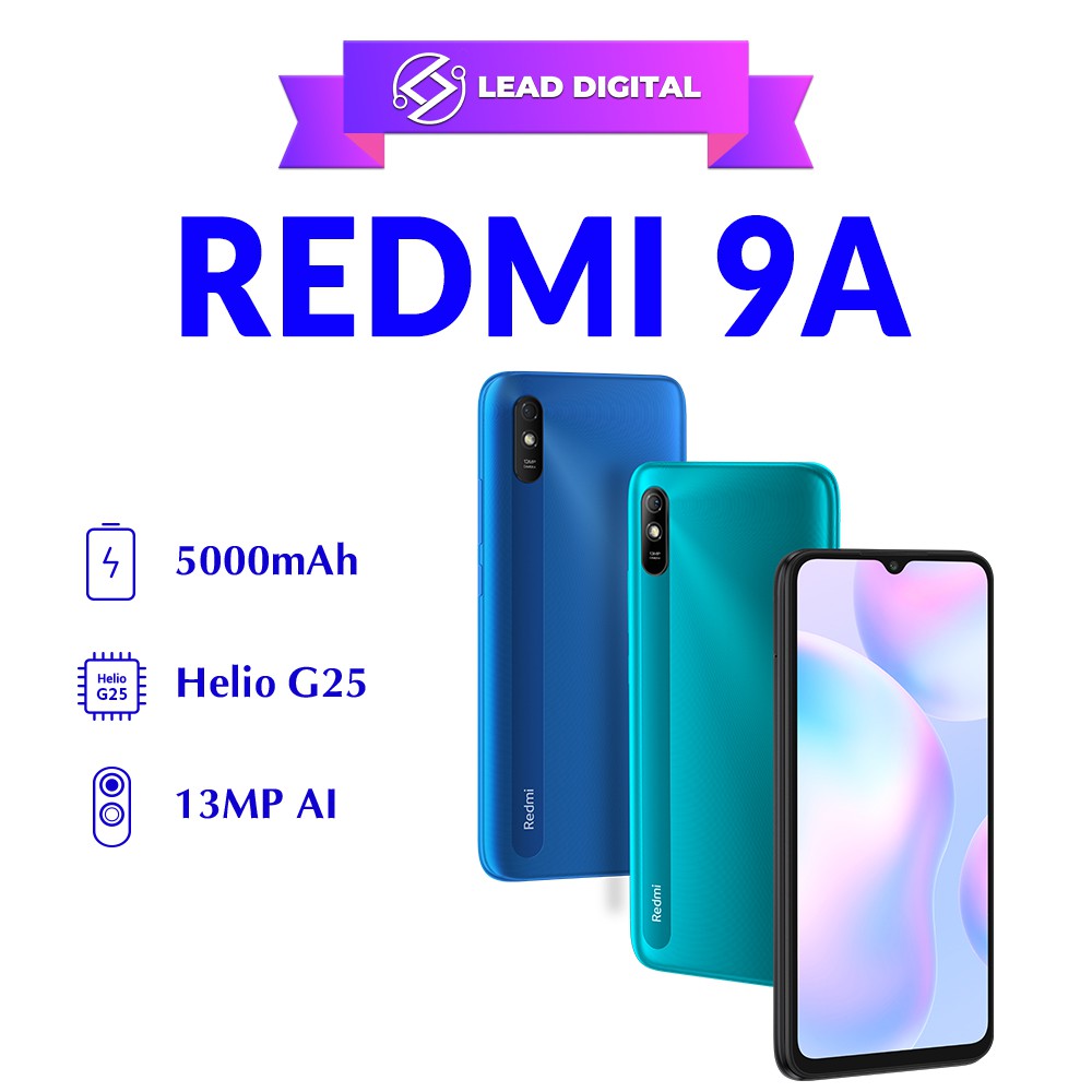 ( SLN 4 ) Điện Thoại Xiaomi Redmi 9A 2GB/32GB - Hàng Chính Hãng - Bảo hành điện tử 18 Tháng ( HOT 6 ) ( HOT 7 )