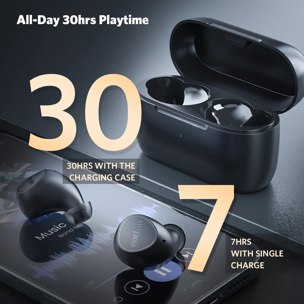 Tai nghe True Wireless Earfun Free 2 - Hàng chính hãng