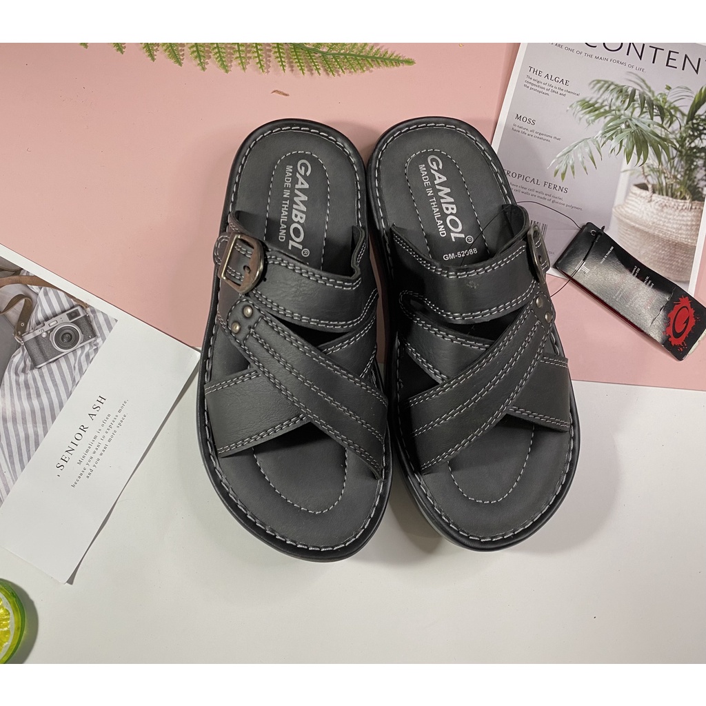 Dép da nam Thái Lan Gambol BỀN ĐẸP