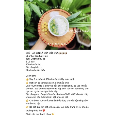 BỘT NĂNG HỮU CƠ THÁI LAN(có gói lẻ)