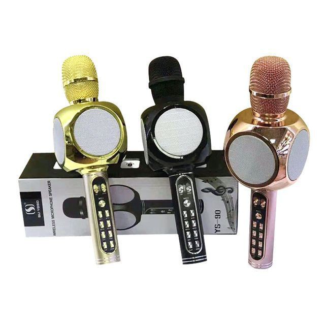 Mic karaoke bluetooth YS90 chính hãng hay BH 12 tháng
