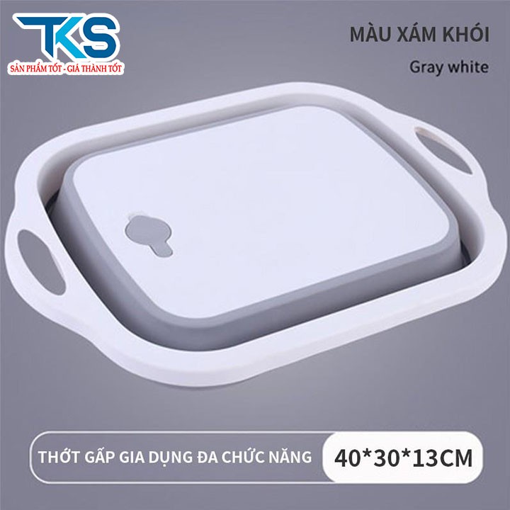 Thớt gấp gia dụng đa năng kiêm chậu rửa, thớt bảo vệ môi trường chống ẩm mốc với phong cách Nhật Bản