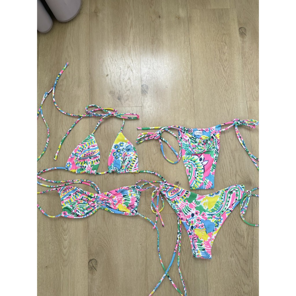 Jeune Bikini họa tiết hè Tropical