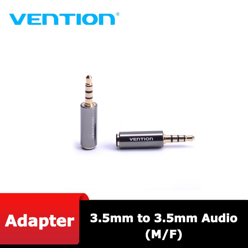 Đầu nối audio 3.5mmMale sang 3.5mm Female Vention VAB-S06 - BEN