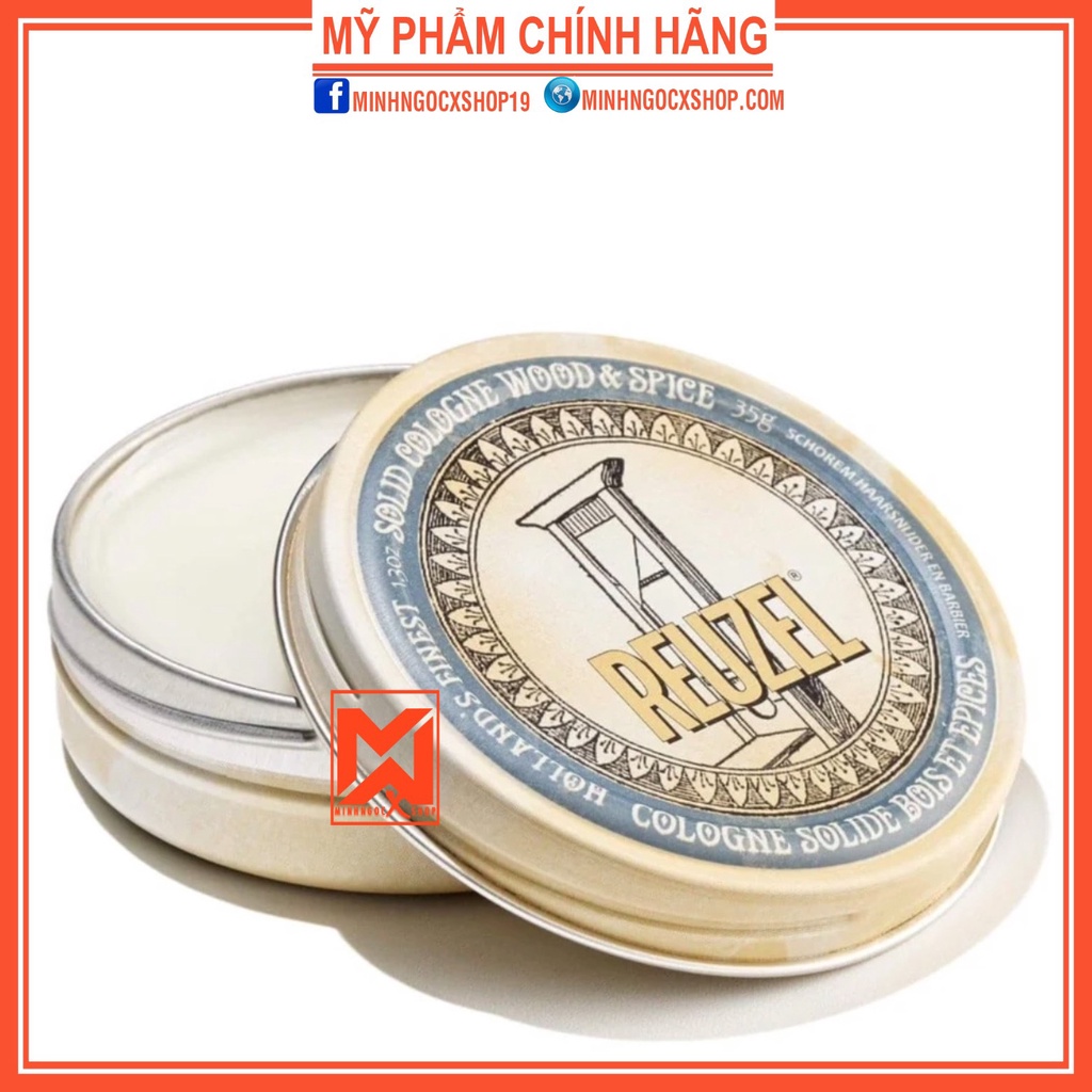 Nước hoa khô, sáp thơm Reuzel Solid Cologne Balm 35g chính hãng