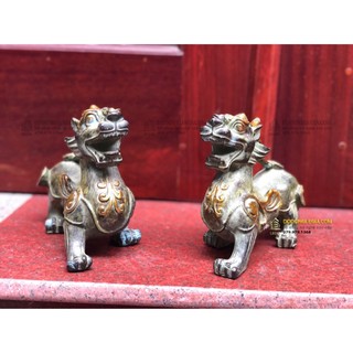 Cặp tỳ hưu phong thuỷ bằng đồng giả cổ