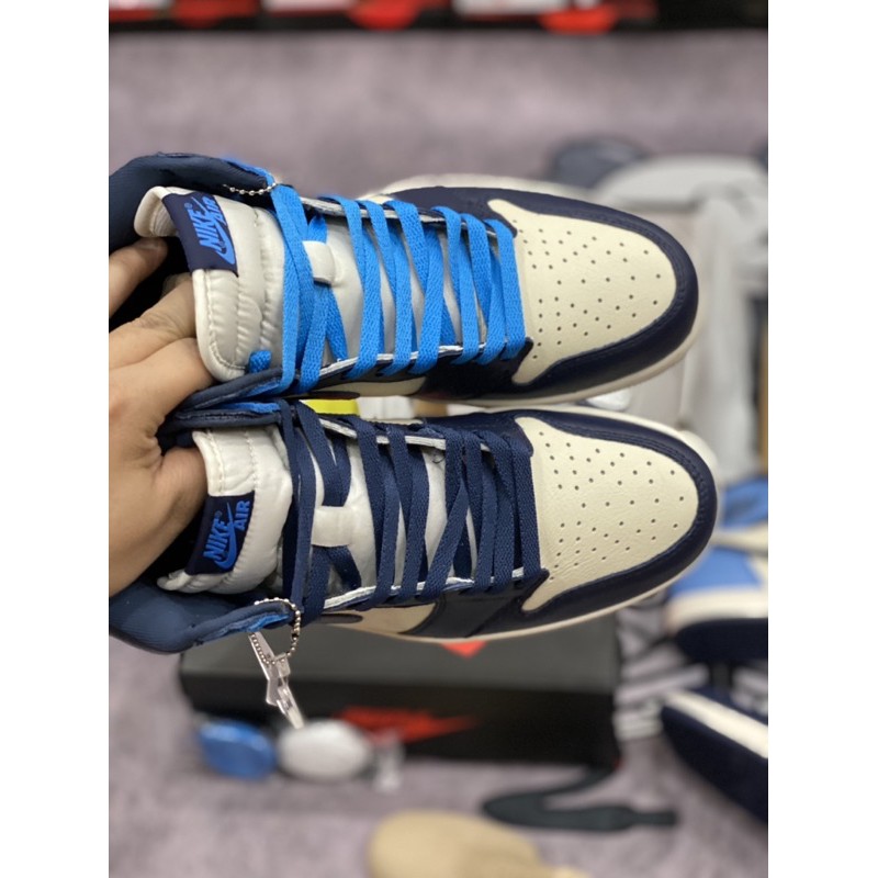 [AGsneaker] Giày thể thao cổ cao chân bè fit lên 1 size xanh da trời đen trắng... | BigBuy360 - bigbuy360.vn