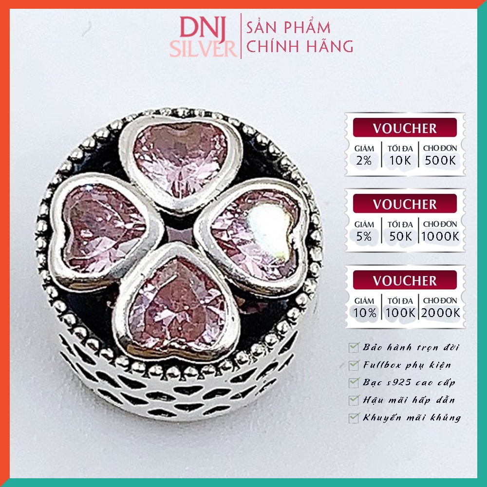 [Hàng cao cấp] Vòng tay bạc 925 cao cấp dành cho nữ - Vòng tay charm bạc I LOVE MOM FOREVER, tình yêu gia đình - DNB016