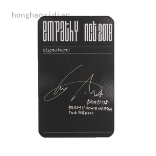 Honghaozidian Yueqinhang NCT 2018 EMPATHY album Mới Phiên Bản Mới Phiên Bản Nhỏ Màu Đen Và Trắng Tự Làm Thủ Công