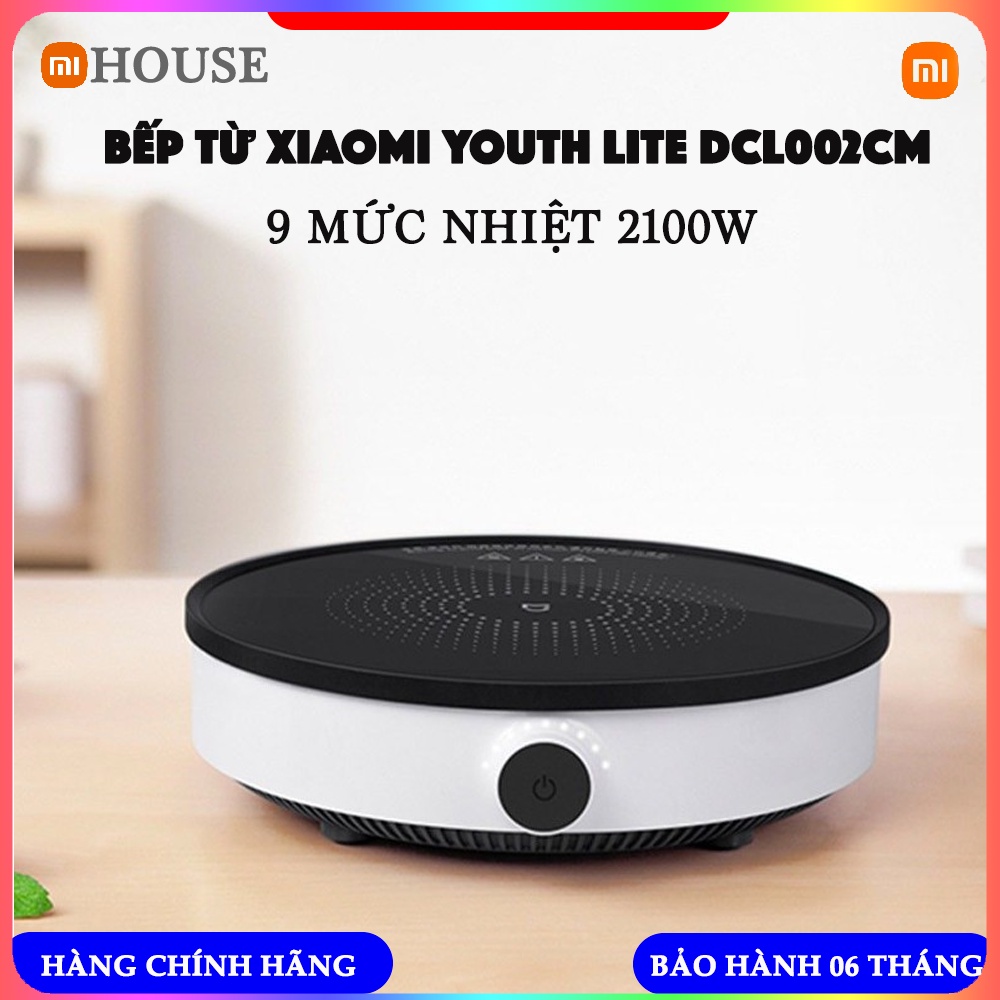 COMBO | Bếp từ Xiaomi Youth Lite DCL002CM 9 Mức nhiệt 2100W + Nồi 2 ngăn nấu lẩu 4 Lít - Chính hãng