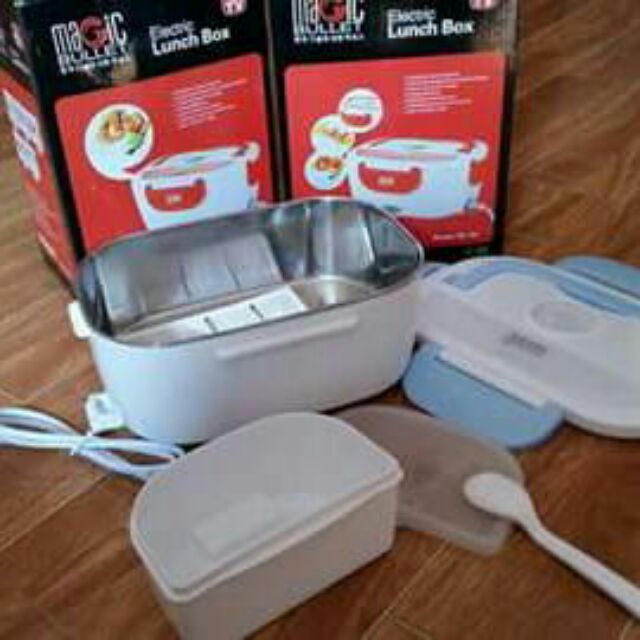 Hộp cơm cắm điện inox