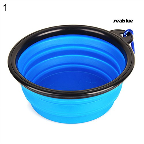 Bát silicon đựng thức ăn/ nước uống cho thú cưng