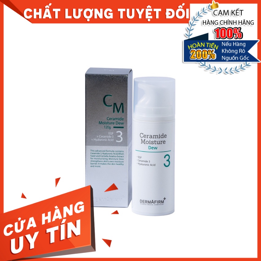 HÀNG CÔNG TY - Sữa Dưỡng Dermafirm Ceramide Moisture Dew Công Thức Tạo Màng Chống Mất Nước 120ml