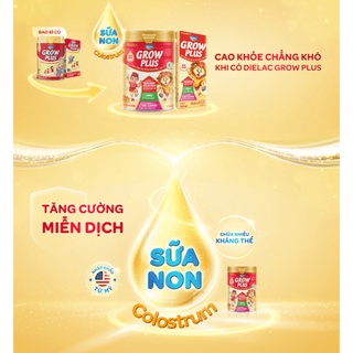 Sữa Bột Dielac Grow Plus Đỏ 1+ 850g Vinamilk HSD 30/05/2025 (tặng quà ngẫu nhiên)