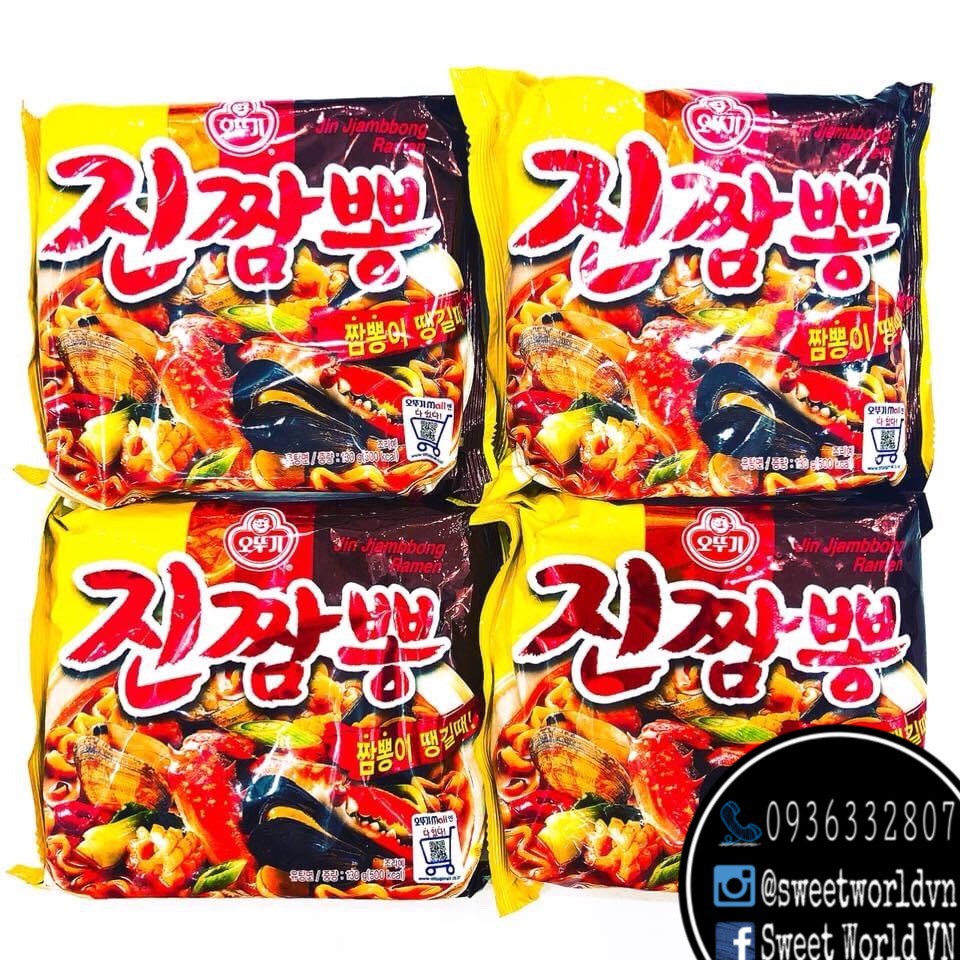 Mì nước hải sản Ottogi - Hàn Quốc