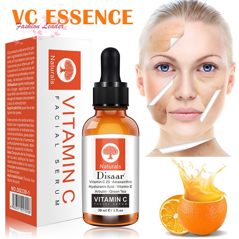 (Hàng Mới Về) Tinh Dầu Vitamin C Làm Sáng Da Chống Nếp Nhăn 30ml
