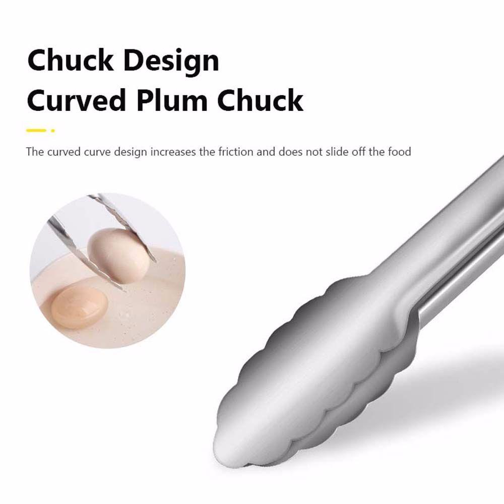 AUGUSTINA Kẹp Gắp Thức Ăn Chống Dính Được Làm Từ Thép Không Gỉ