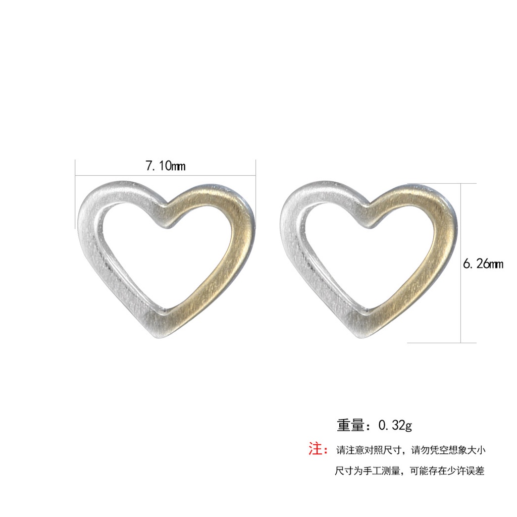 Đôi Bông Tai Hình Trái Tim Nhiều Màu Sắc Thời Trang Dễ Thương Cho Nữ