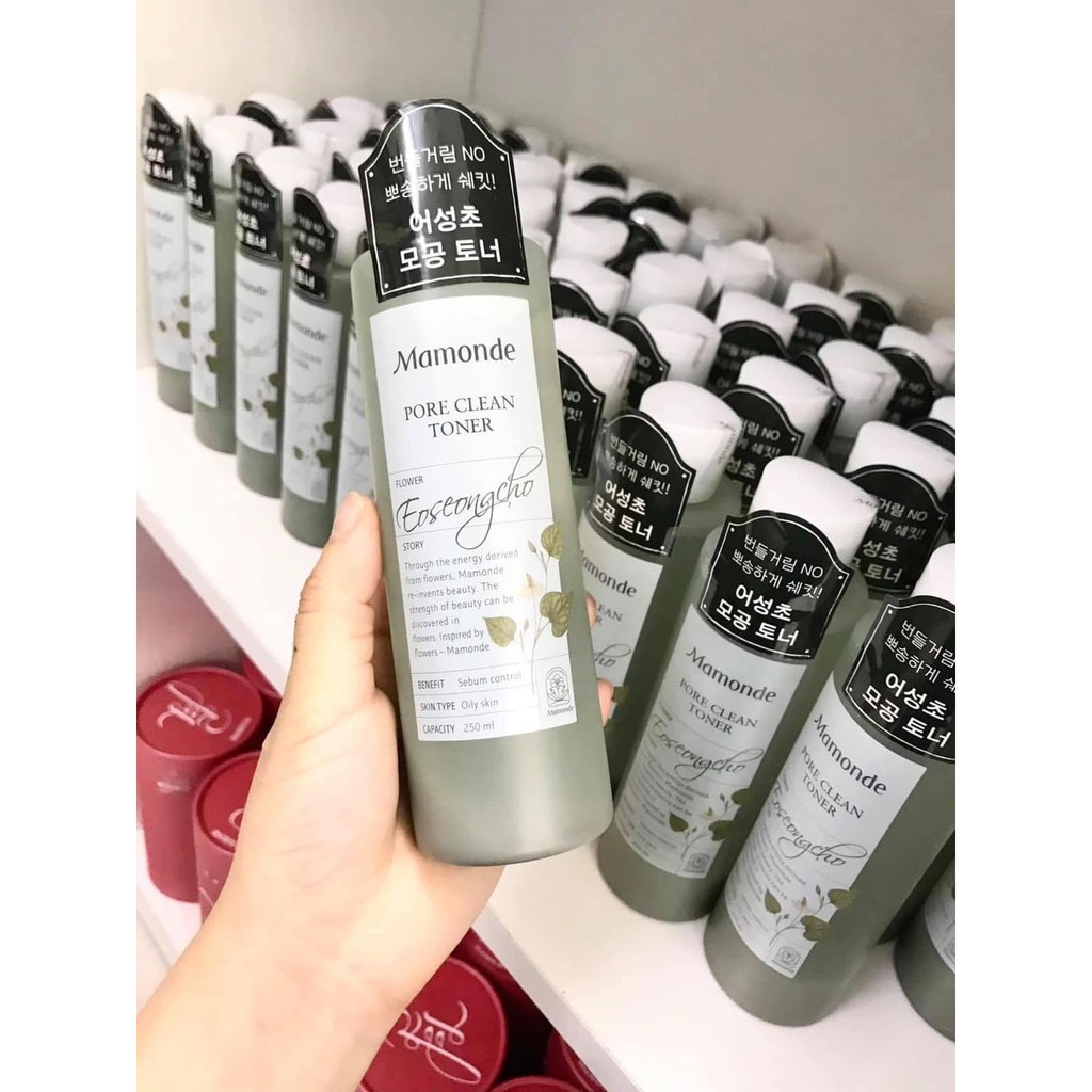 Toner Mamonde Diếp Cá Pore Clean Eoseongcho Dành Cho Da Dầu Mụn chính hãng