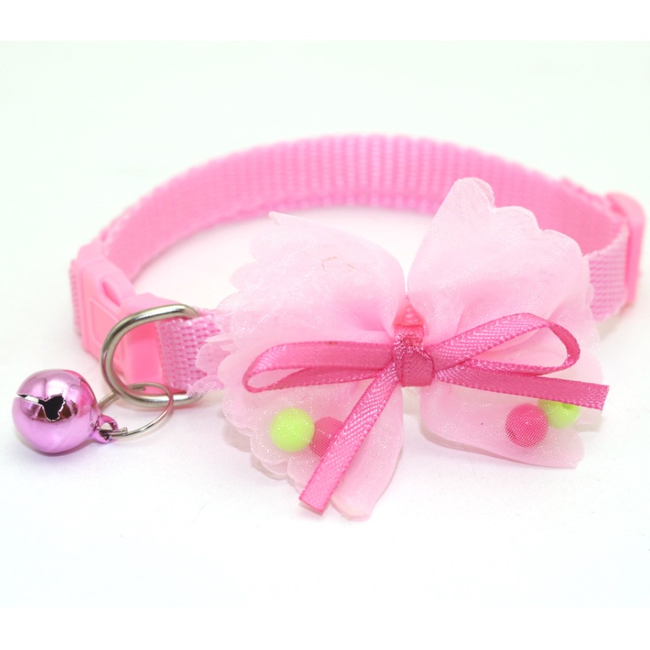 Vòng cổ đeo nơ nhiều màu sắc cho chó mèo , vòng cổ cho thú cưng - Phụ Kiện-ShopPetAz
