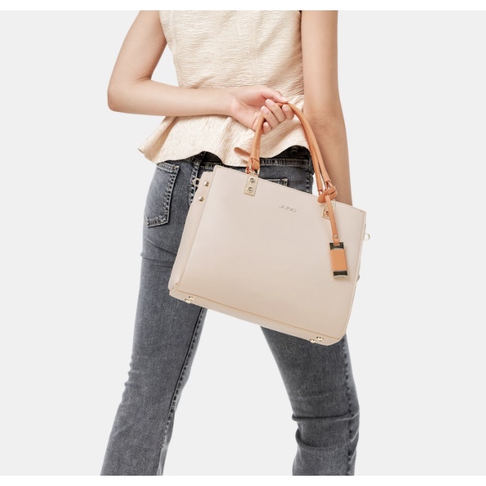Túi Xách Nữ Thời Trang JUNO Cỡ Lớn Satchel 2 Ngăn TXL065