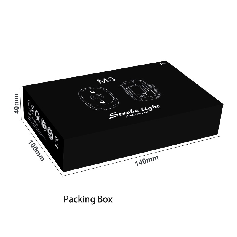 Đèn Led Cảnh Báo Điều Khiển Từ Xa 7 Màu Có Thể Sạc Lại Bằng Cổng Usb