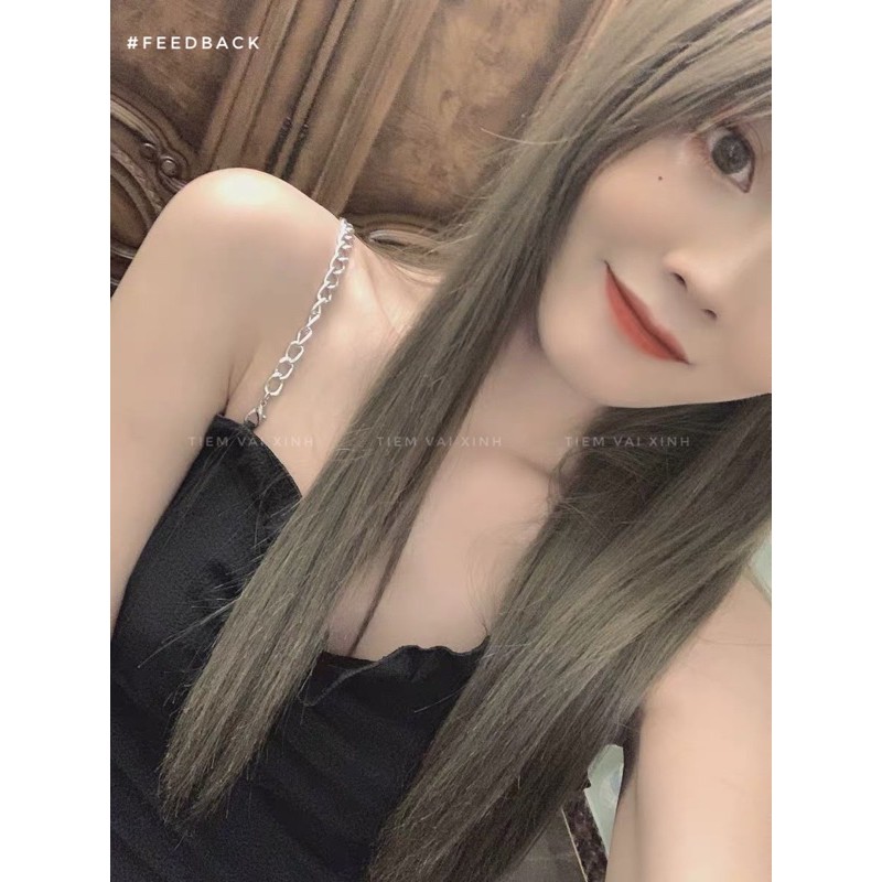 [Mã SKAMA06 giảm 8% tối đa 50K đơn 250K] Đầm body hai dây xích (váy body) hàng quảng châu | BigBuy360 - bigbuy360.vn