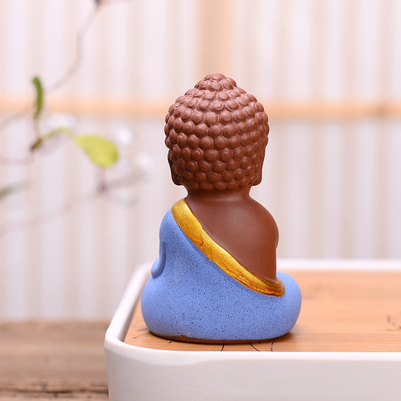 Tượng Phật Thích Ca Gốm Sứ Trang Trí Góc Làm Việc, phòng khách, bàn trà, tiểu cảnh, bể cá Siêu dễ thương | BigBuy360 - bigbuy360.vn