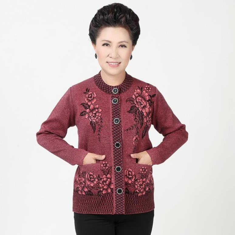 ÁO KHOÁC LEN CHO BÀ_LEN KHÔNG CỔ | BigBuy360 - bigbuy360.vn