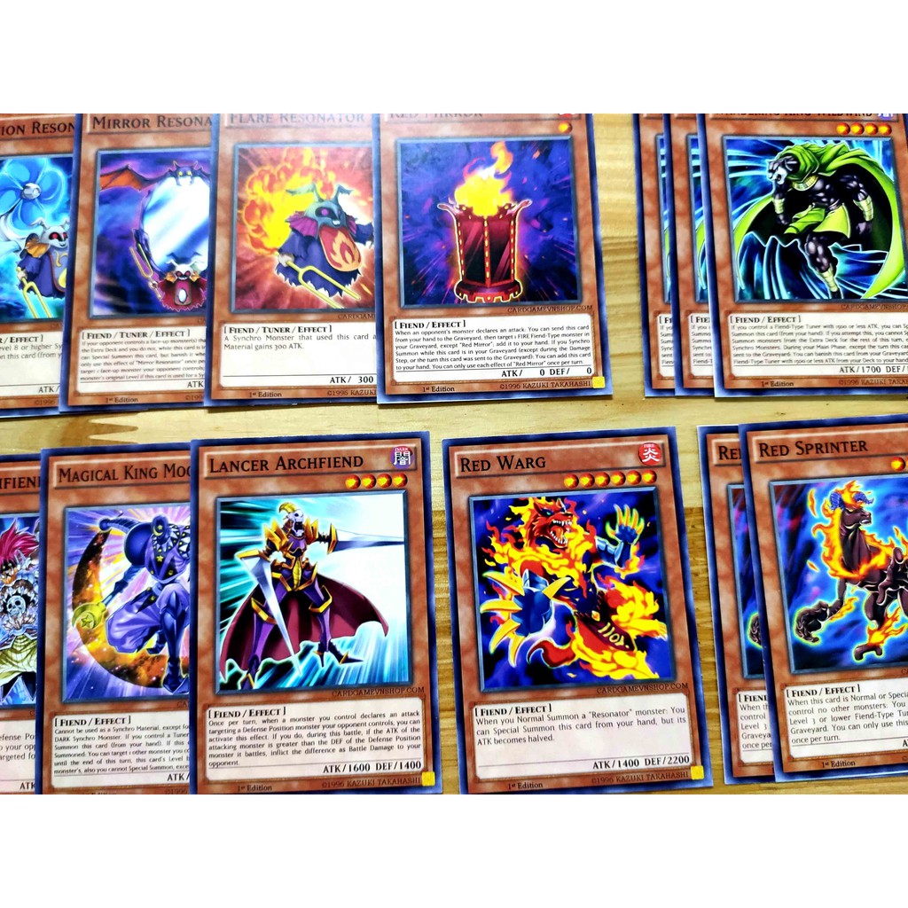 Bộ Bài Yugioh in - 54 lá Deck Jack Atlas