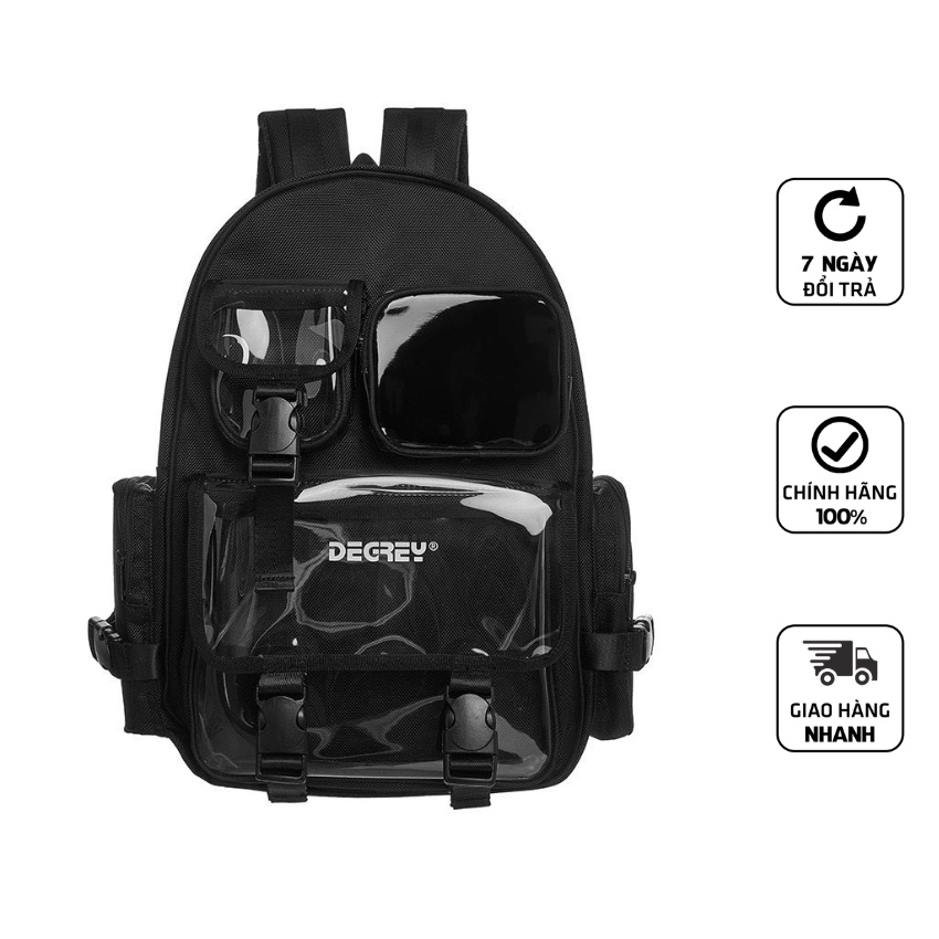 Balo Backpack Degrey Basic siêu ngầu dành cho thế hệ GenZ phù hợp cả nam và nữ