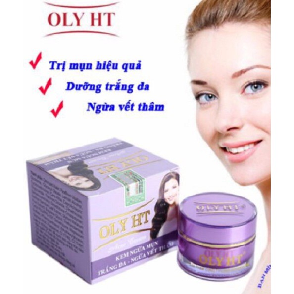 Kem ngừa mụn - trắng da - ngừa vết thâm Oly HT 12g HÀNG CHÍNH HÃNG