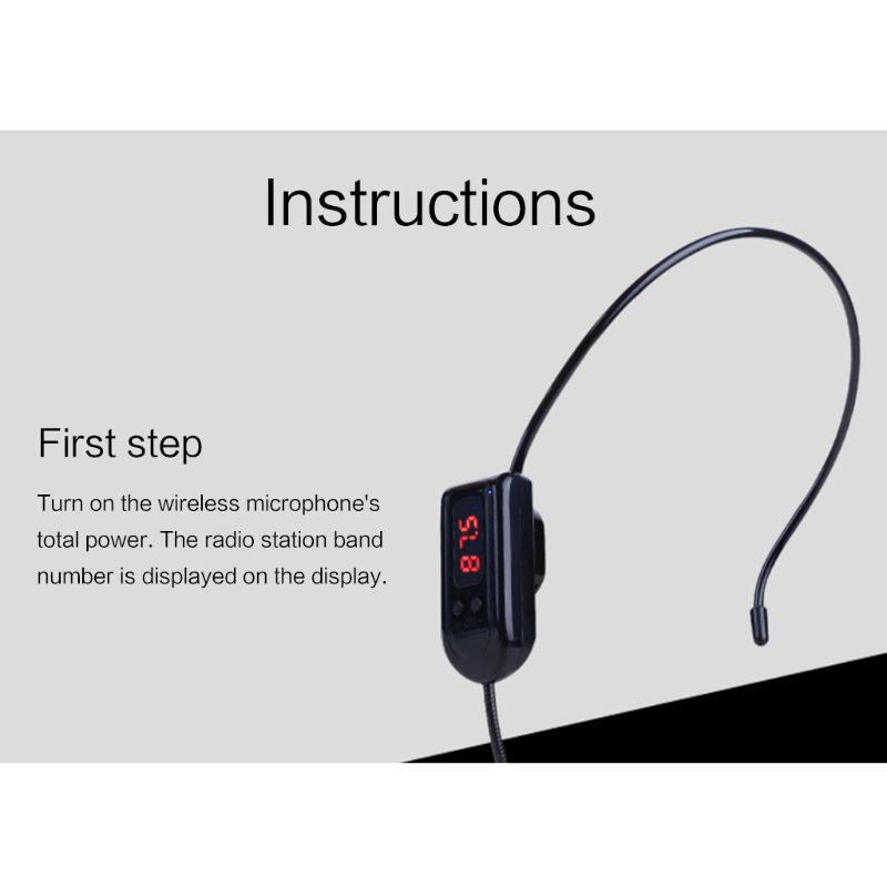 Micro Không Dây FM Nhỏ Gọn Độ Nhạy Cao 52dB ± 1 5dB