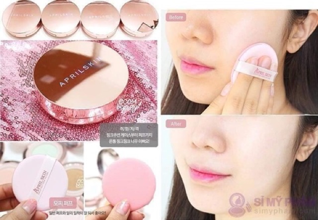 Phấn nước Aprilskin hồng cao cấp