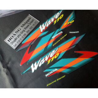 Tem Wave 110 xanh ngọc Xanh Da