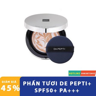 Phấn tươi dr pepti+ peptide volume essence pact spf50+pa+++💖freeship💖phấn tươi dr pepti halincos28211 cao cấ
