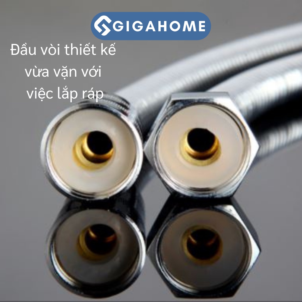 Dây Sen Cấp Nước Vòi Hoa Sen, Vòi Xịt GIGAHOME Thiết Kế 2 Đầu Đảo Ngược 1.5M 6049