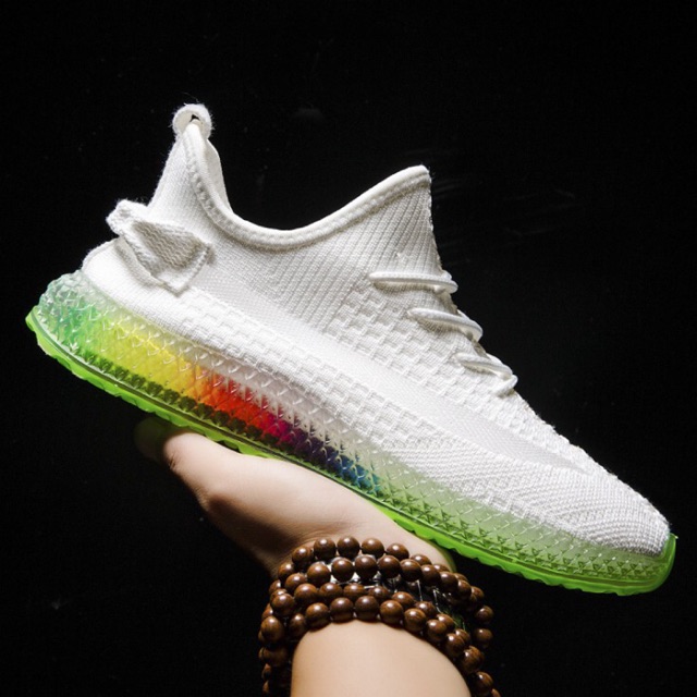 Giày thể thao sneaker nam đế 7 màu D83, phong cách trẻ trung năng động, đế cao su non đi cực êm