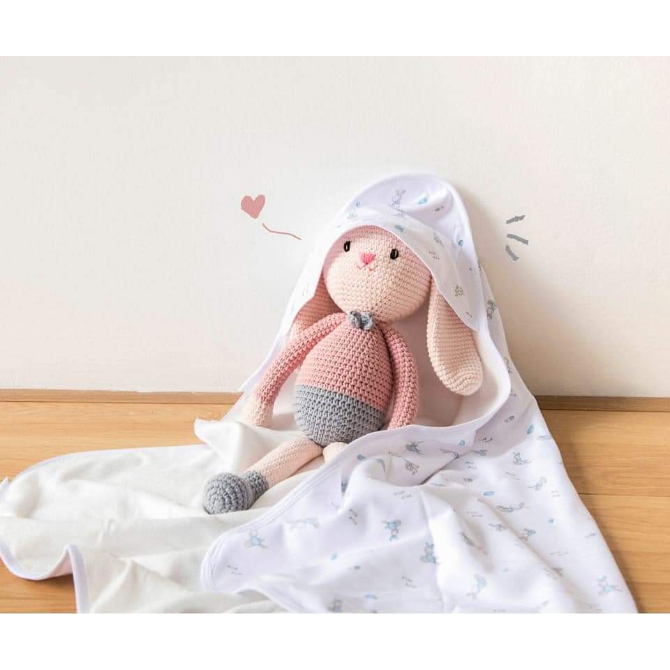 Ủ hè 1 lớp Miomio ( tấm quần hè mio ) cotton 72x72cm. Mã 47067