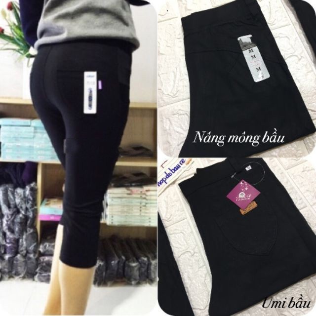 Quần bầu nâng mông legging, co giãn 4 chiều - 𝐐𝟎𝟒