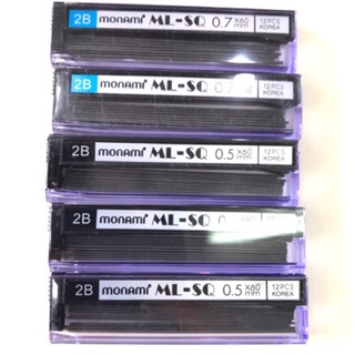 1 hộp ruột chì Monami 0,5mm - Hàn Quốc