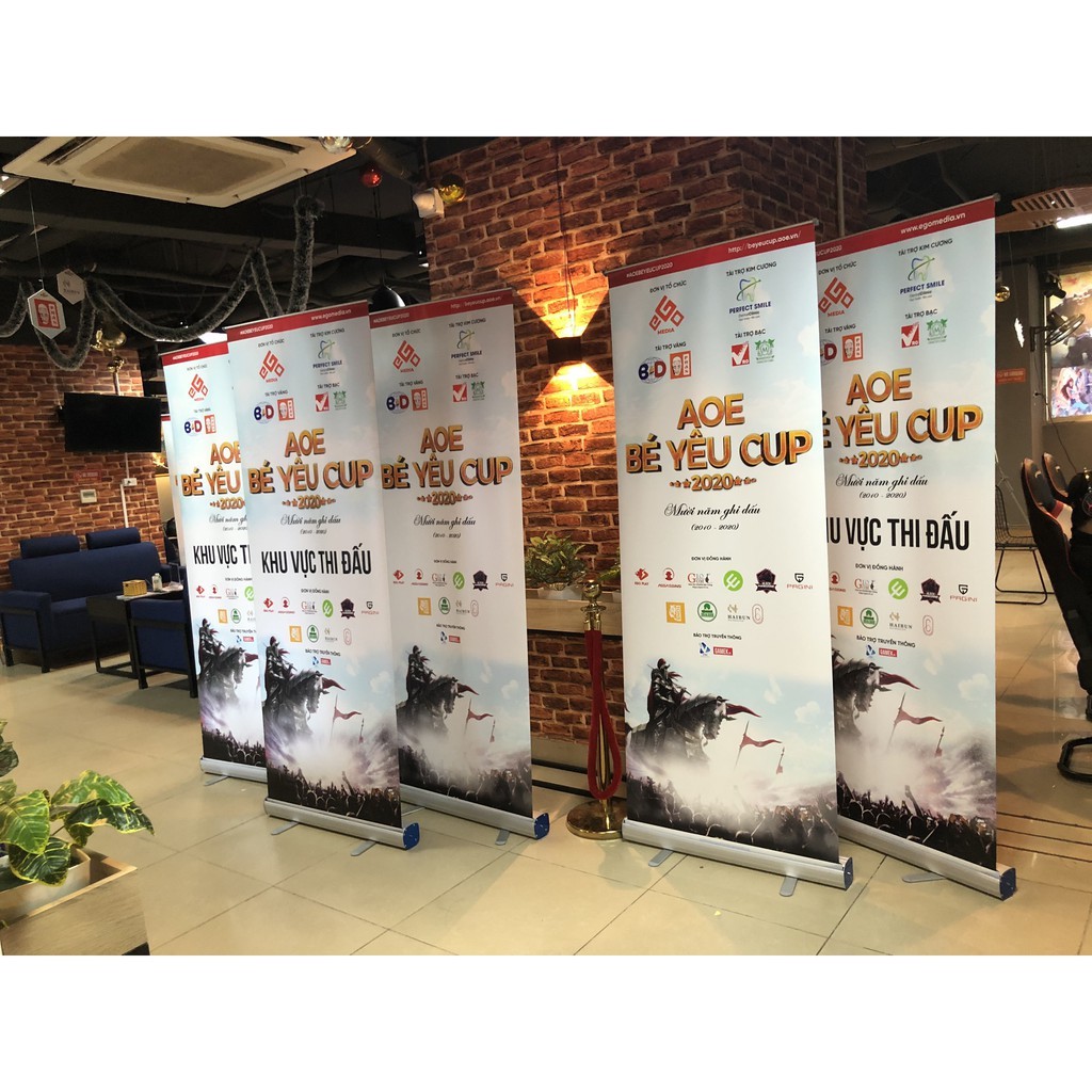 Standee cuốn nhôm 60 x 160cm hoặc 80 x 200cm-Galaxy nhập khẩu( KHÔNG BAO GỒM HÌNH ẢNH)
