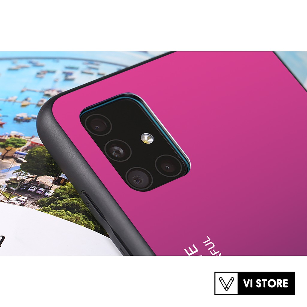 Ốp lưng kính cường lực Samsung Galaxy A31, A51, A51 5G - Gradient edition