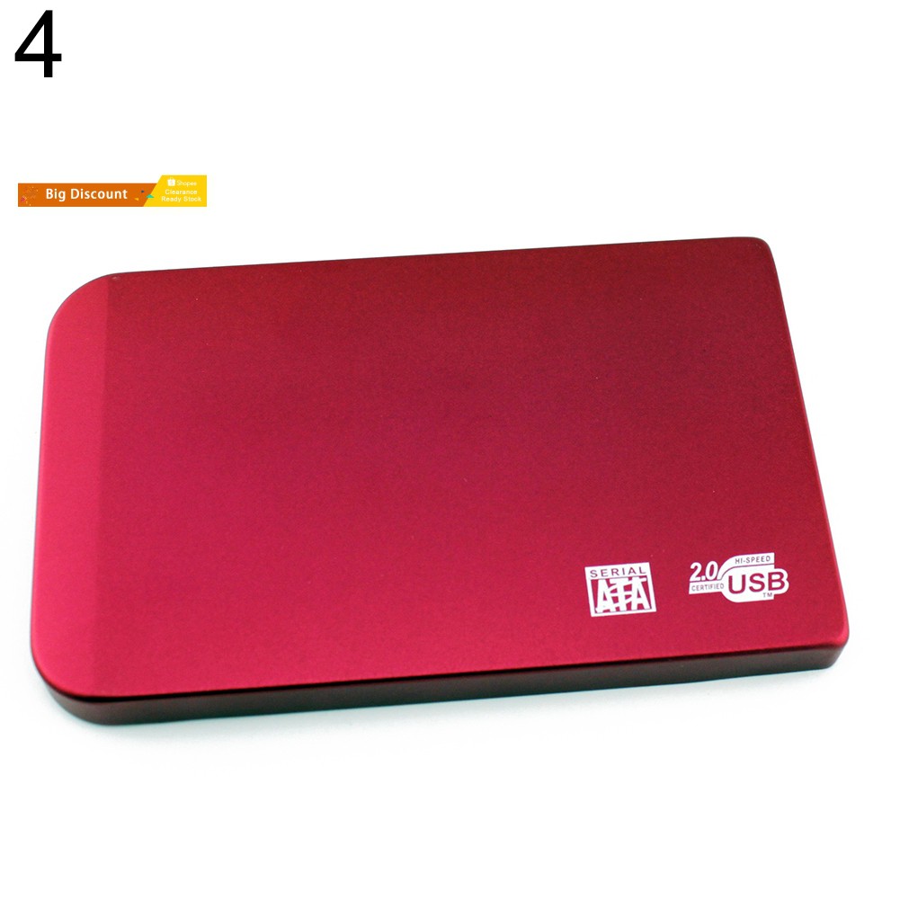 Vỏ đựng ổ cứng SATA HDD SSD USB 2.0 siêu mỏng 2.5 inch