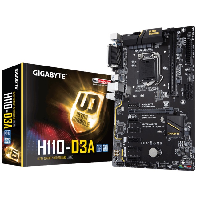 Main H110- D3A Gigabyte full box