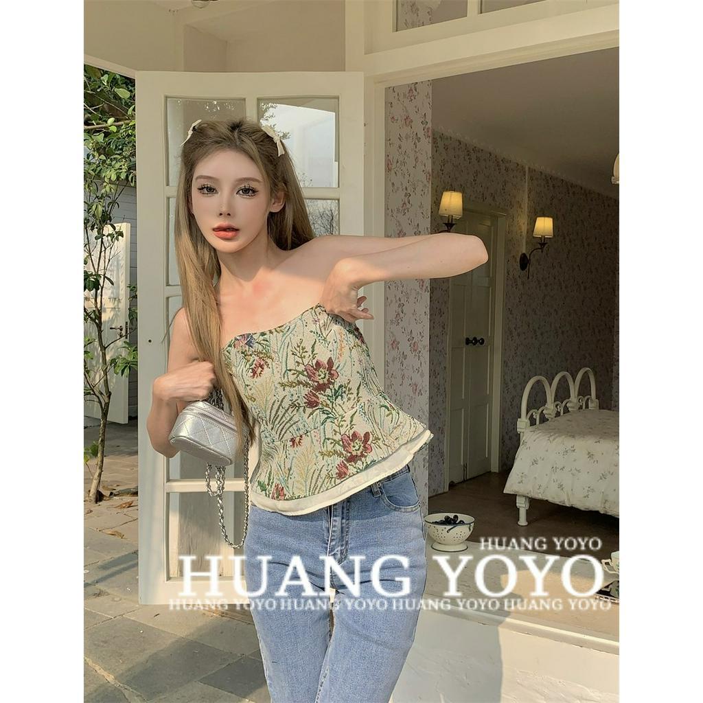 Áo Croptop Trễ Vai Thiết Kế Mới Quyến Rũ Thời Trang Dành Cho Mùa Hè