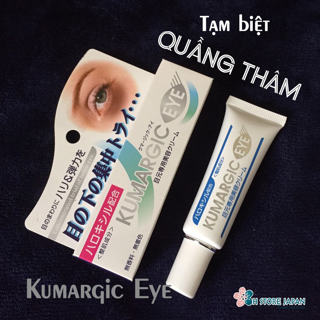 Kem dưỡng mắt, kem mắt kumagic ex nhật bản chính hãng tan quầng thâm mắt mờ nếp nhăn chống lão hóa Cosmetic999